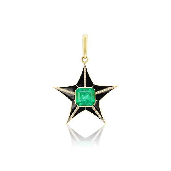 Muzo Emerald x Jenna Blake pendant