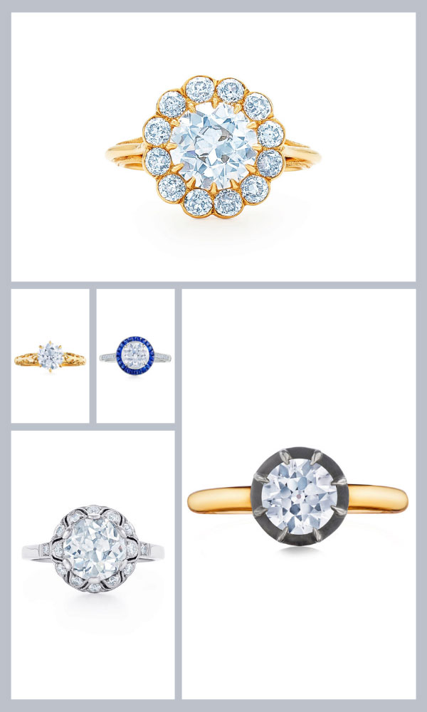 Kwiat Fred Leighton round rings