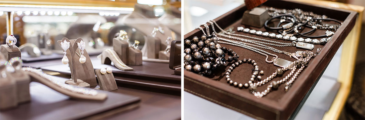 Inside Oliver Smith Jeweler's flagship store in Scottsdale, Ariz. Oliver Smith Jeweler jewelry