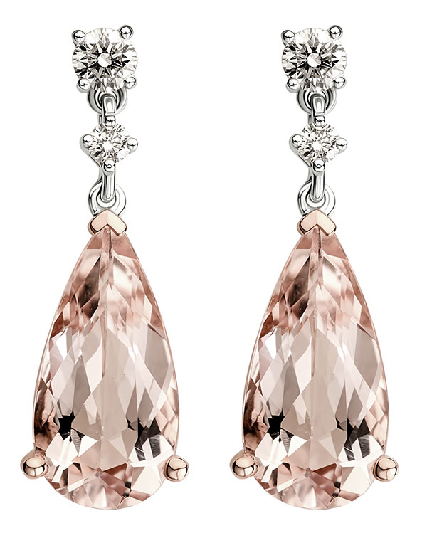 Artistry morganite earrings