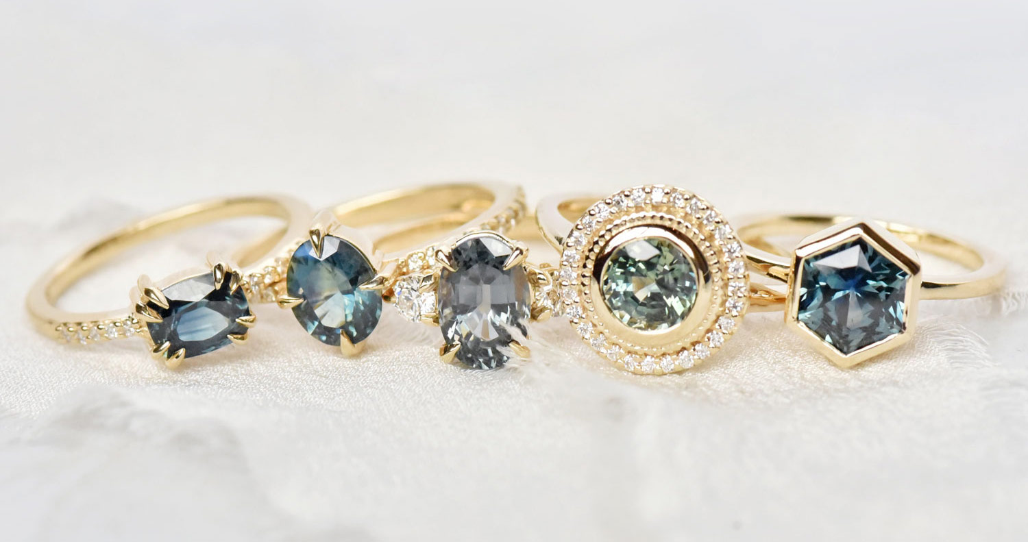 Valerie Madison teal sapphires