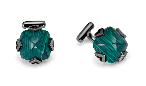 Graziela malachite cufflinks