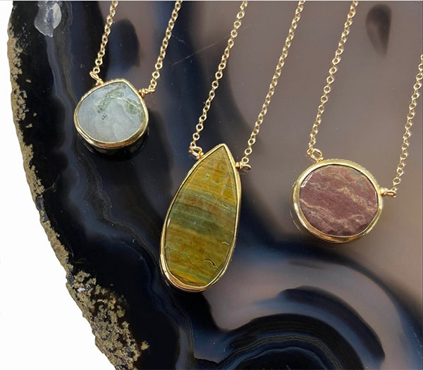 Jasper necklaces