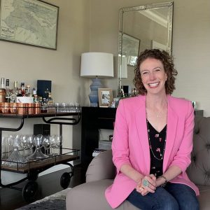 Lisa Bridge pink jacket