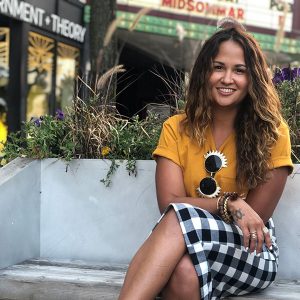 Viviana on Bench