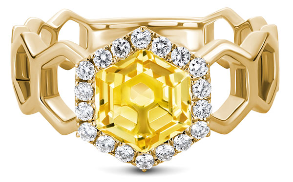 Artistry honeycomb citrine ring Artistry honeycomb citrine ring