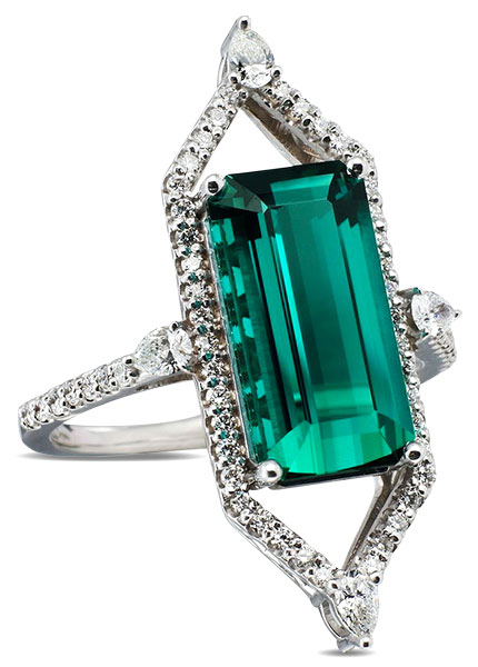 Best Ring Parle deco lagoon tourmaline