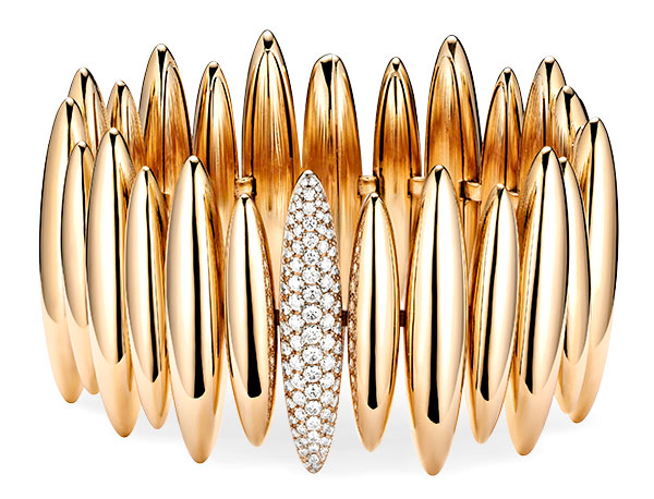 Best Statement Piece Wempe sensual cocoon rose gold bracelet