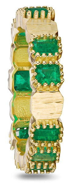 Dana Bronfman muzo emerald ring Dana Bronfman muzo emerald ring