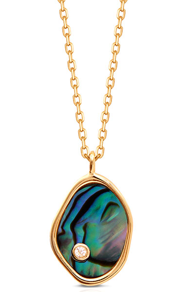 Fashion Bridge Ania Haie turning tides abalone necklace