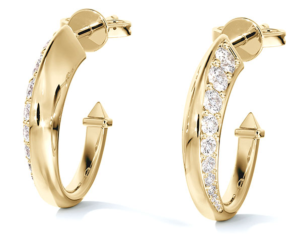 Forevermark Aavanti pave hoops