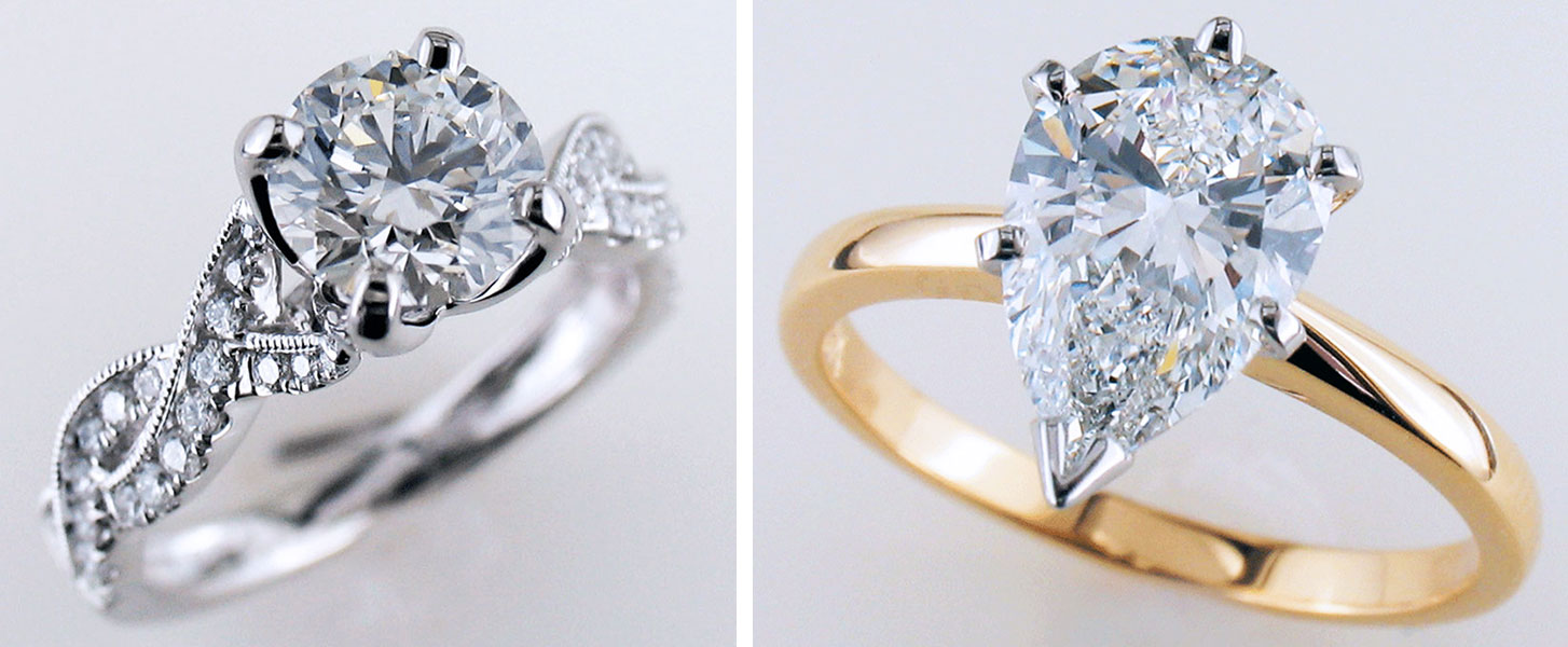 JC Sipe lab grown rings