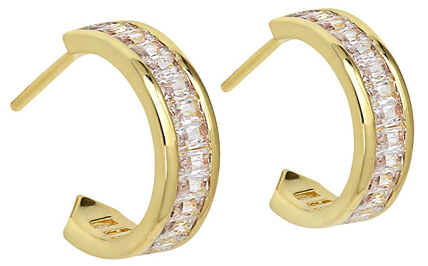 Lark and Berry Omnis baguette hoops