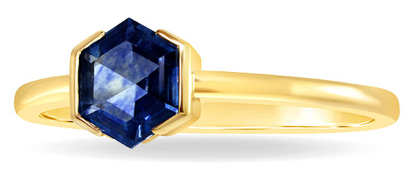 Parle hexagon Montana sapphire ring Parle hexagon Montana sapphire ring