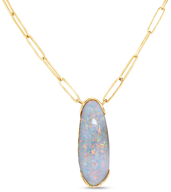 Parle light Australian opal necklace Parle light Australian opal necklace