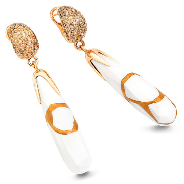 Pomellato kintsugi kogolong earrings Pomellato kintsugi kogolong earrings