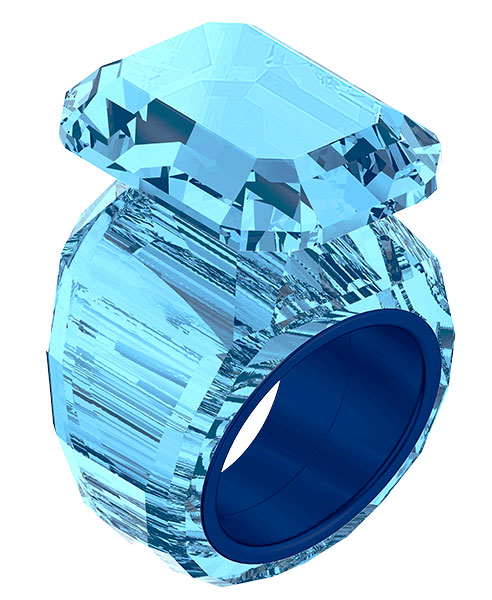 Swarovski lucent cocktail ring