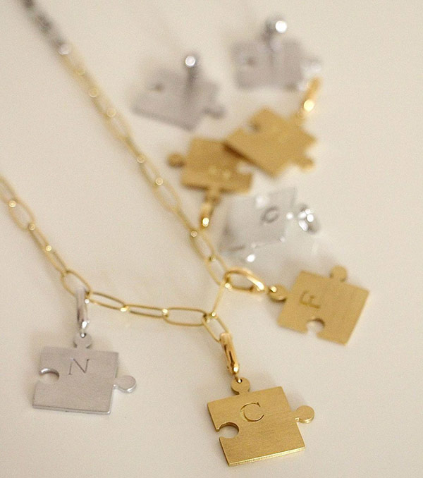 Milamore Puzzle Piece Charm