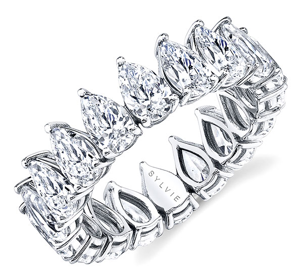 Sylvie pear eternity band Sylvie pear eternity band
