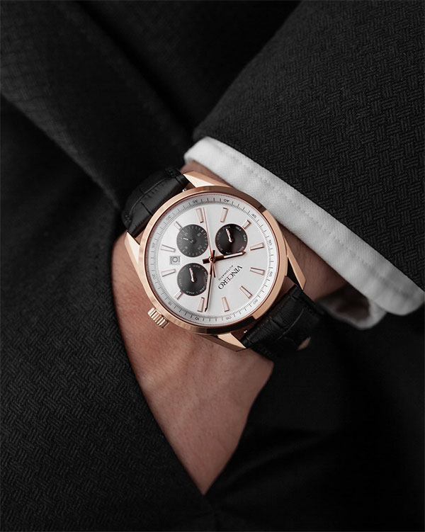 Vincero rose gold watch