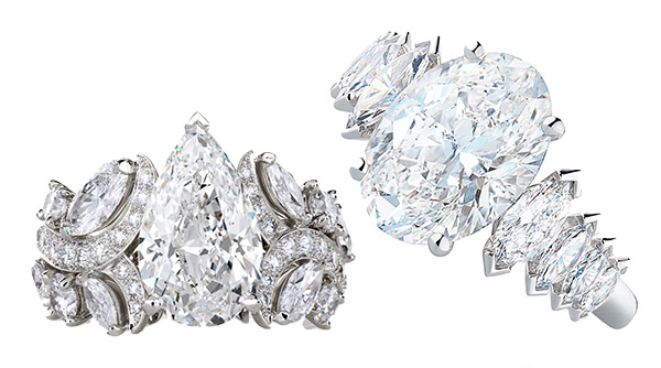 De Beers Adonis Rose and Albert Bridge rings De Beers Adonis Rose and Albert Bridge rings