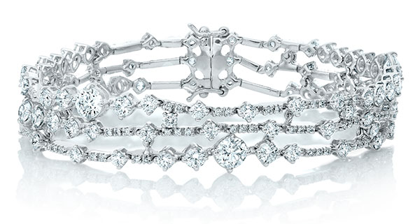 De Beers Arpeggia Three Line Bracelet De Beers Arpeggia Three Line Bracelet