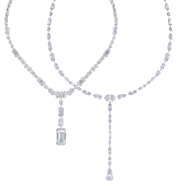 De Beers Battersea Light and Swan Lake necklaces De Beers Battersea Light and Swan Lake necklaces