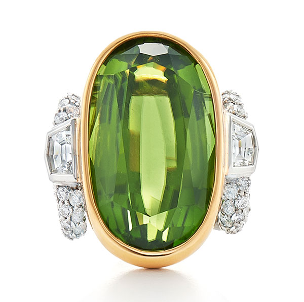 Leighton oval peridot cocktail ring Leighton oval peridot cocktail ring