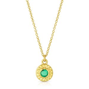 Mazahri emerald Sunburst pendant Mazahri emerald Sunburst pendant