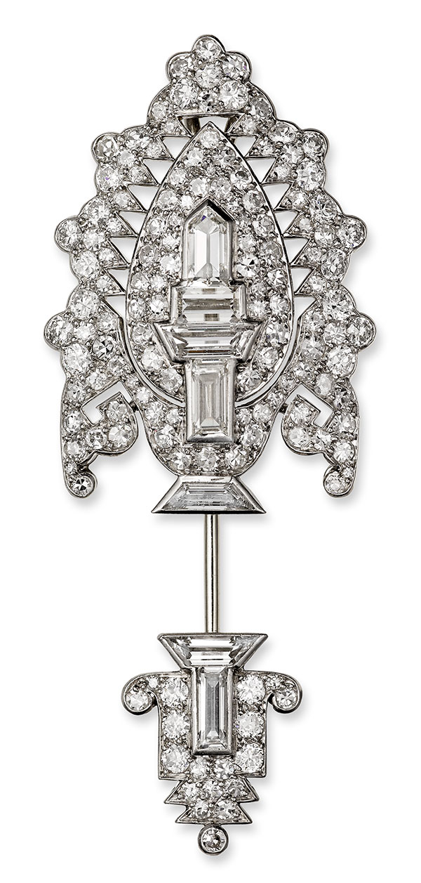 Vintage Cartier New York Cliquet pin 1928 Vintage Cartier New York Cliquet pin 1928