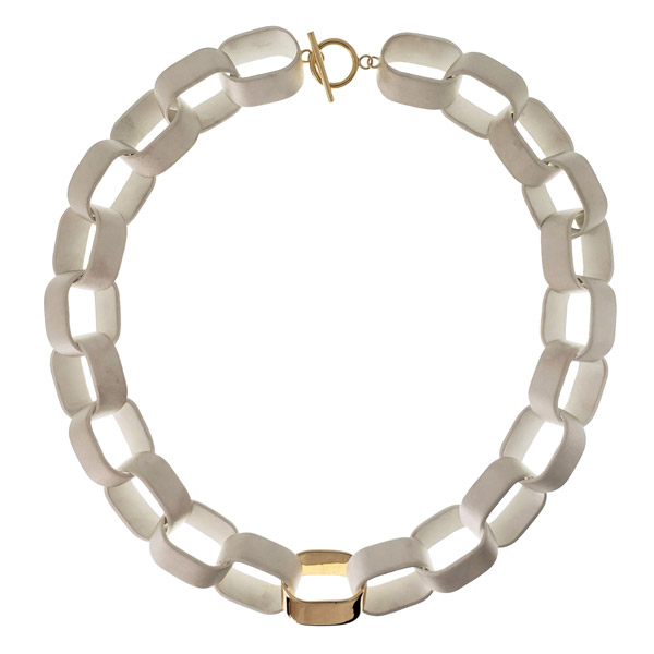 Alison Nagasue sliced link necklace