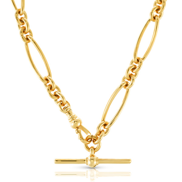 Carbon Hyde antique link necklace