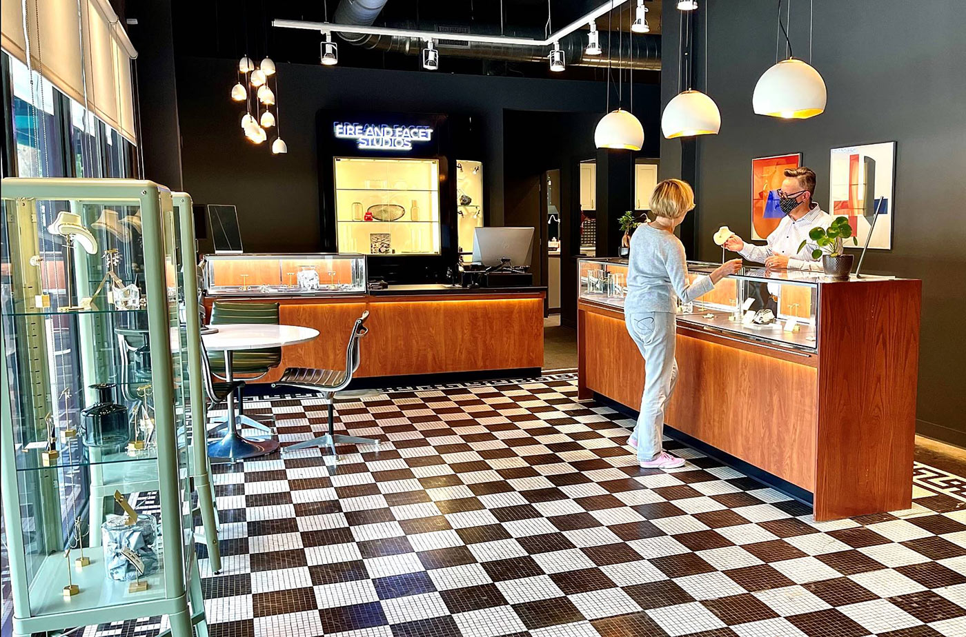 Fire and Facet jewelry store