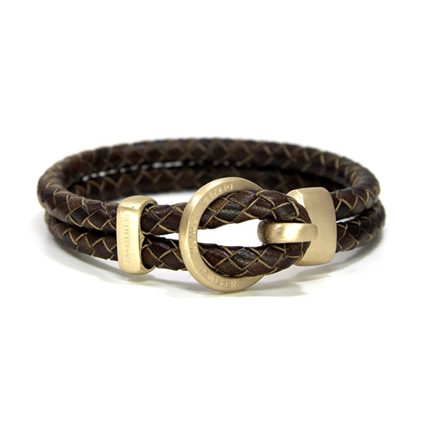 Oliver Smith brass brown Balboa bracelet Oliver Smith brass brown Balboa bracelet