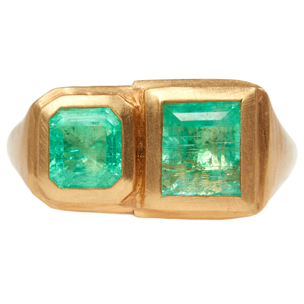 Darius Jewels double mint emerald ring Darius Jewels double mint emerald ring