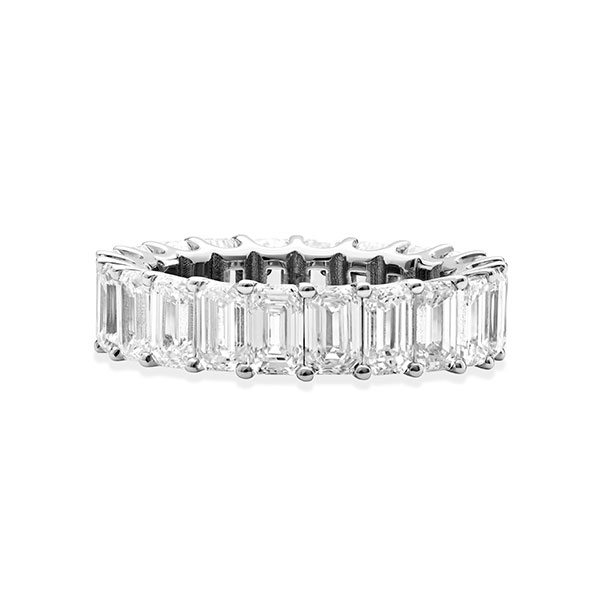 Or & Elle Sans Cesse emerald eternity band Or & Elle Sans Cesse emerald eternity band