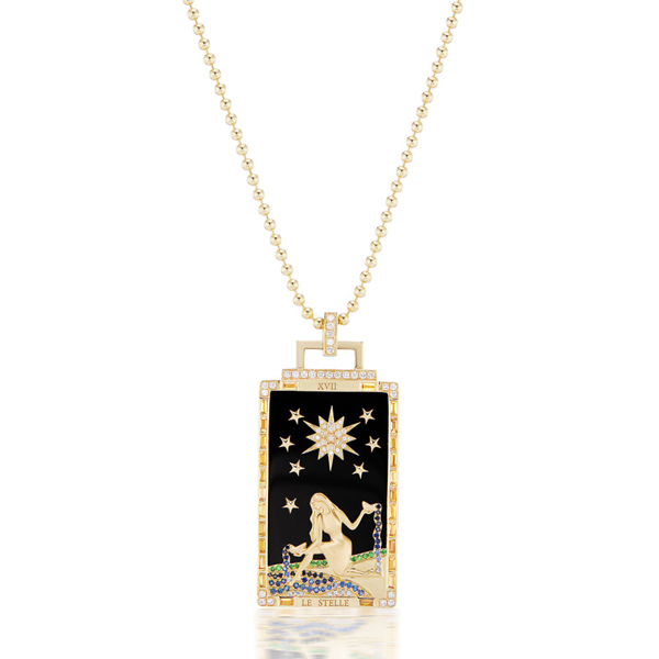 Sorellina tarot card pendant Sorellina tarot card pendant