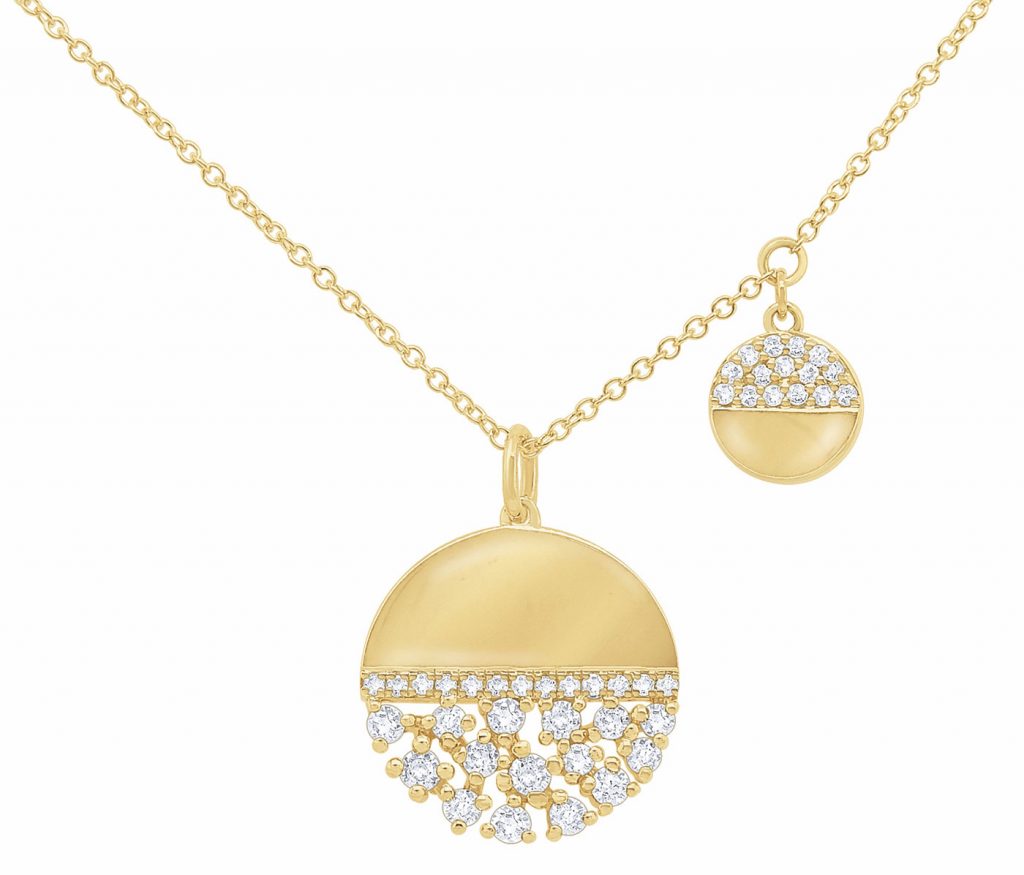 KC Designs double circle gold diamond necklace KC Designs double circle gold diamond necklace