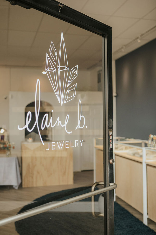 Elaine B jewelry door Elaine B jewelry door
