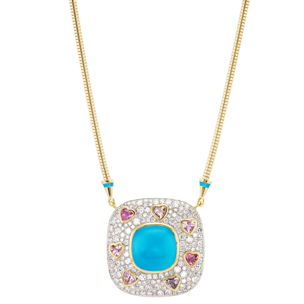 Emily P Wheeler turquoise pendant Emily P Wheeler turquoise pendant