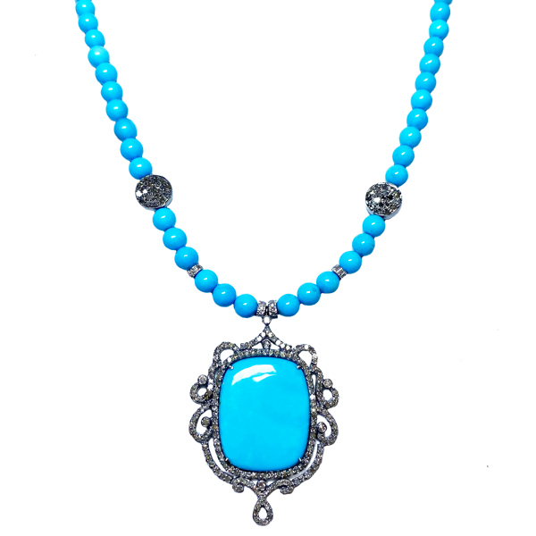 Melinda Lawton Sleeping Beauty turquoise necklace Melinda Lawton Sleeping Beauty turquoise necklace