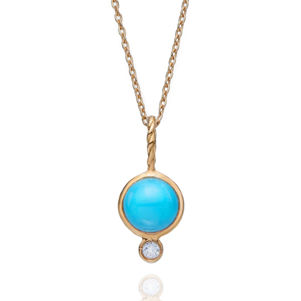 Nayla Shami Sleeping Beauty turquoise pendant Nayla Shami Sleeping Beauty turquoise pendant