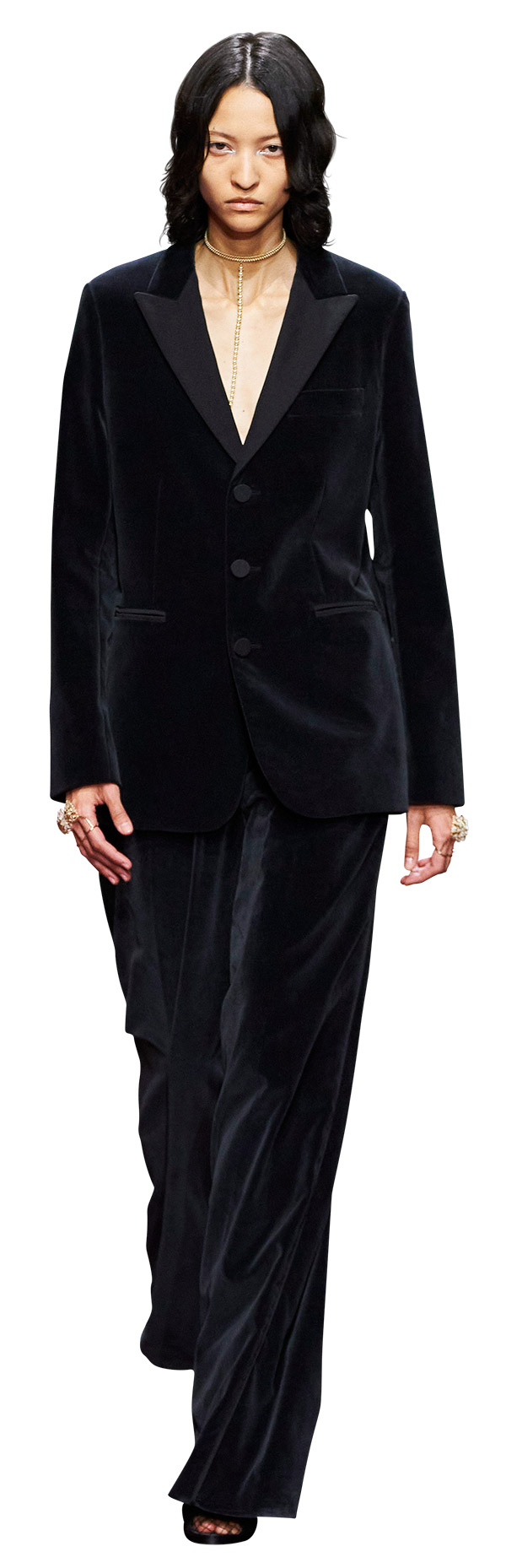 Christian Dior fall 2022 runway model