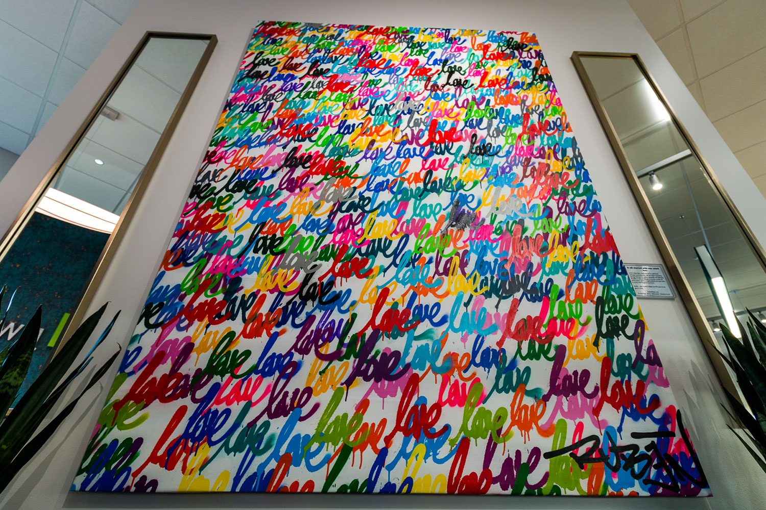 Jewelers Touch love mural Jewelers Touch love mural