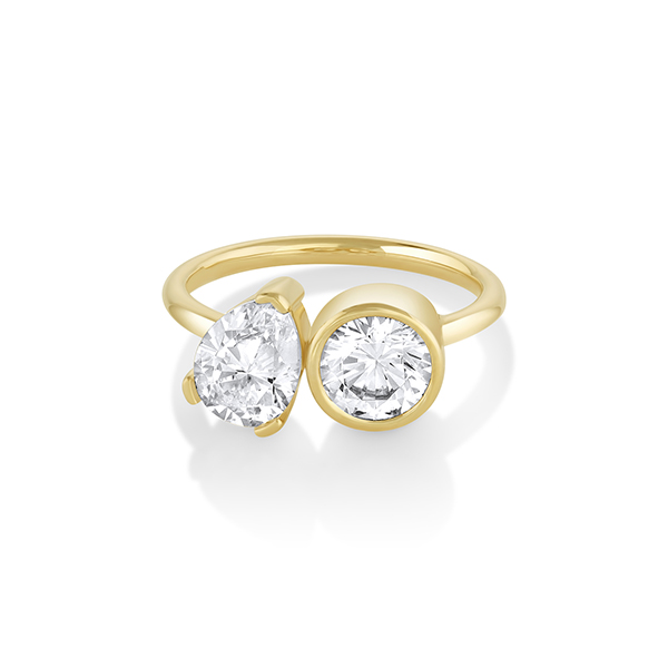 Marrow Fine Chloe two stone ring