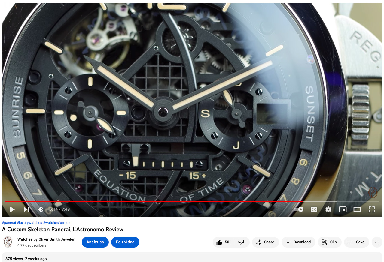 Oliver Smith Panerai review