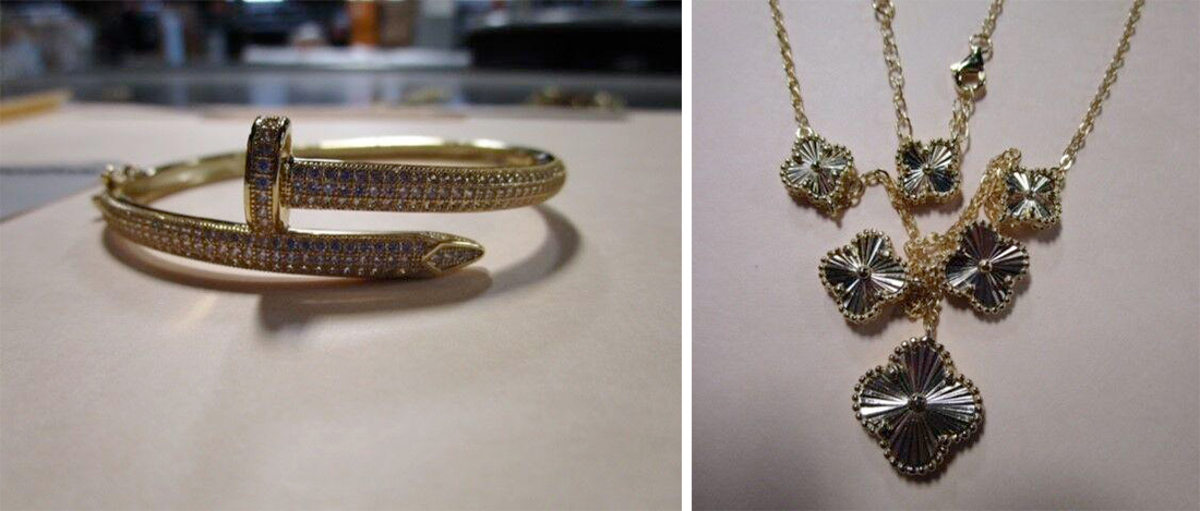 counterfeit designer jewelry