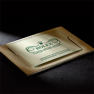 Rolex guarantee card rolex-card