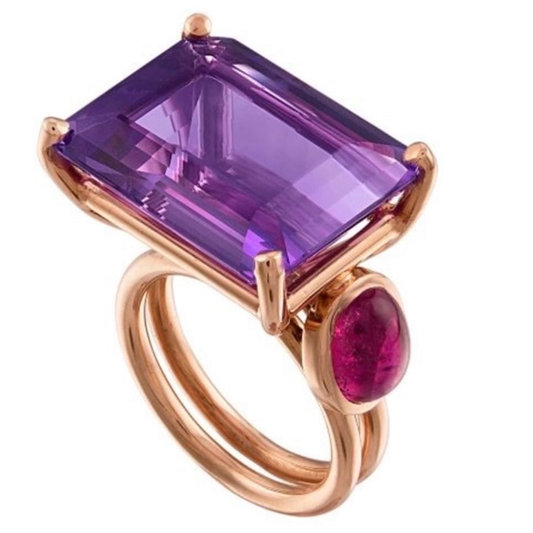 Dale Novick amethyst ring