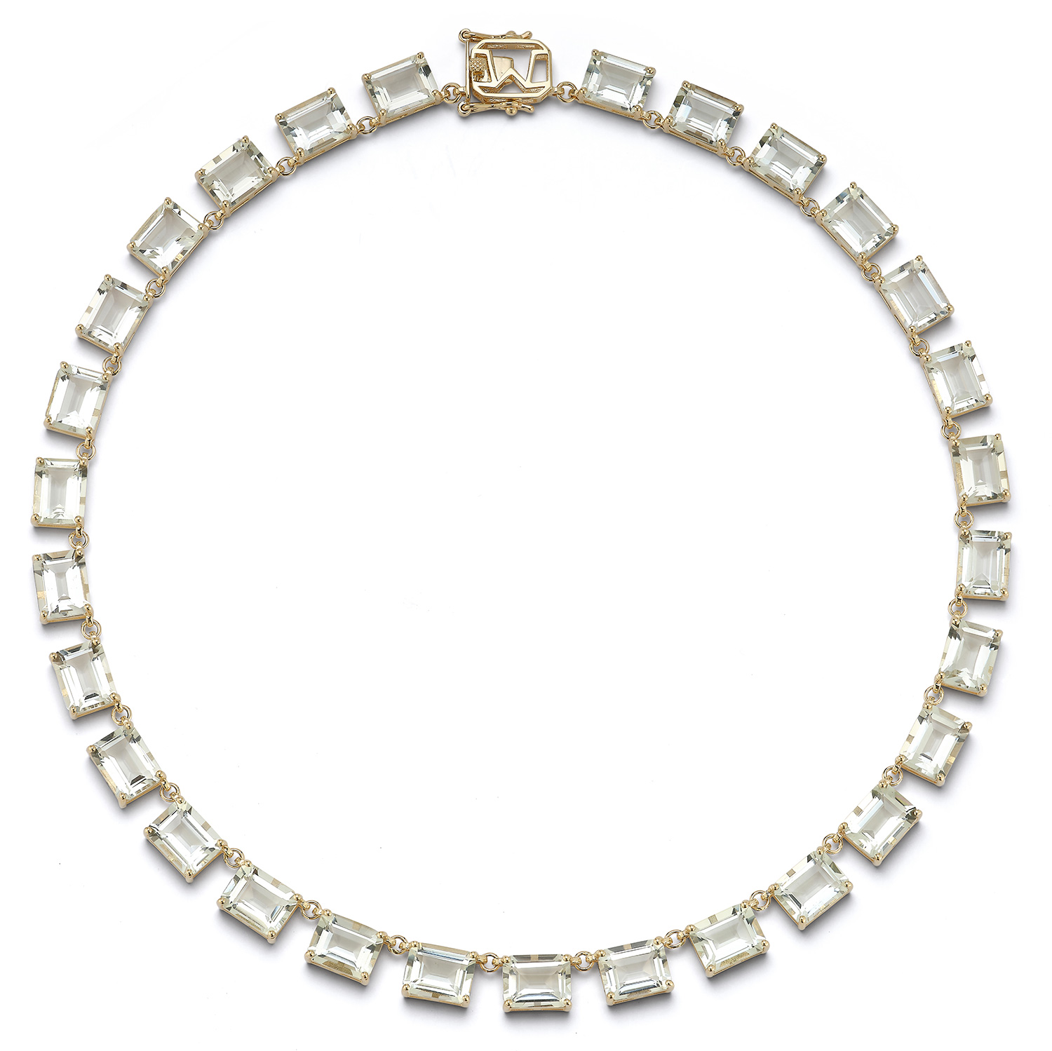 Mateo green amethyst necklace
